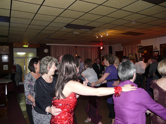 Dionne doing the conga!!!!