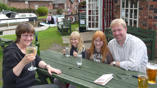 My friends (dionne) Christine, Simon, Anna and Sophie