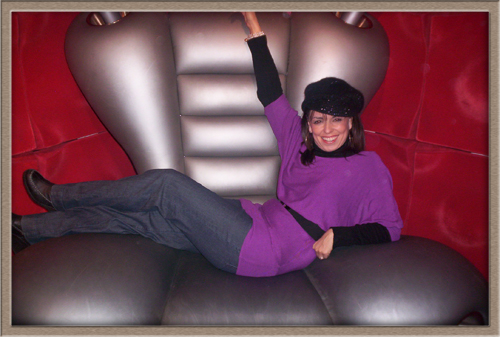 Dionne in the Big Brother Chair